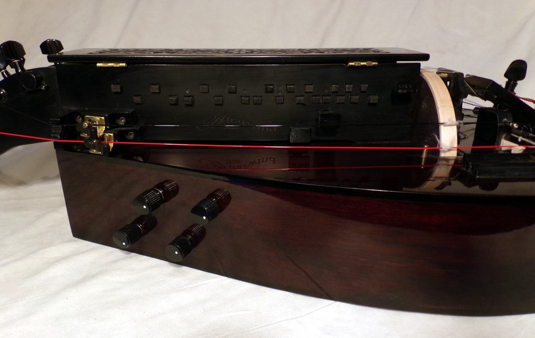 Brown and Black Hurdy Gurdy