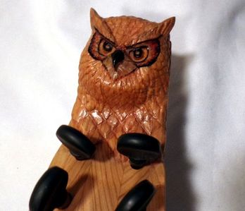 Owl Head for Hurdy Gurdy